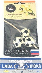AIR LINE AFFO128 Ароматизатор подвесной "Футбол" французская ваниль